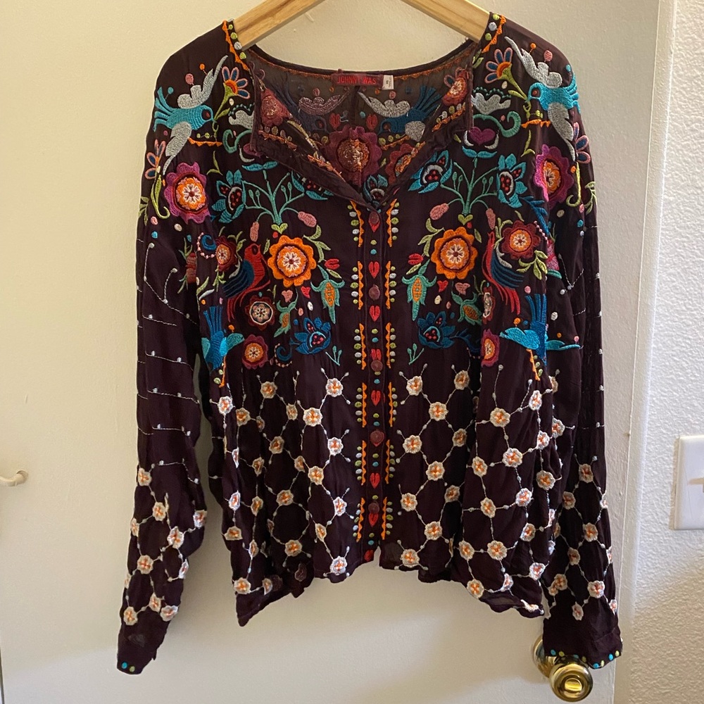 Rayon embroidery Johnny was top